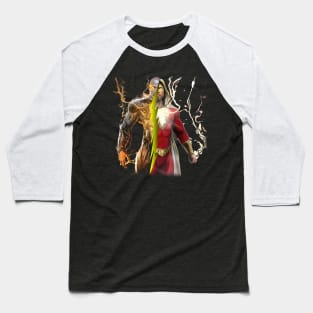 Black Adam x Shazam. Baseball T-Shirt